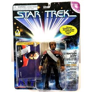 Playmates 1996 Star Trek Deep Space Nine LT. COMMANDER WORF, See Pics/Descr.